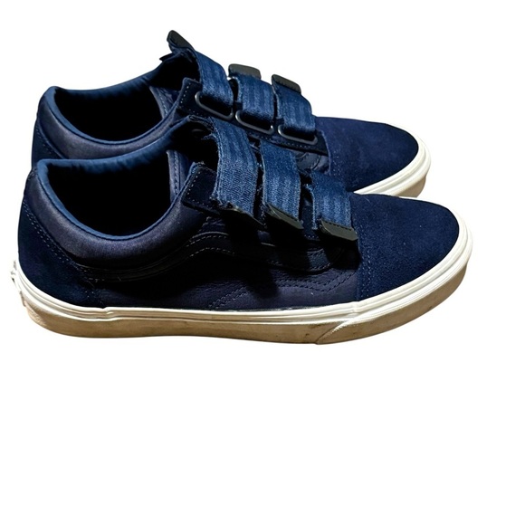 Vans Old Skool V Surplus Nylon Sneakers Blue Men’s 7.5 Womens 9 Unisex Slip Ons - Picture 7 of 8